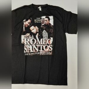 Romeo Santos Black Graphic New T-Shirt